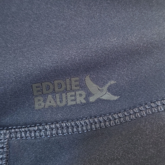 Eddie Bauer Deep Navy Logo Performance Leggings - Picture 5 of 6